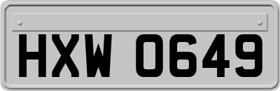 HXW0649