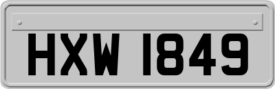 HXW1849
