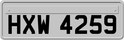 HXW4259