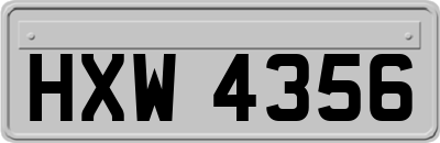 HXW4356