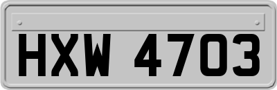 HXW4703