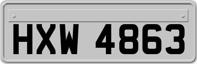 HXW4863