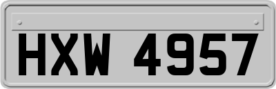 HXW4957