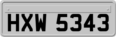 HXW5343
