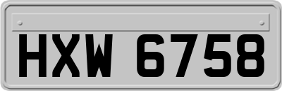 HXW6758