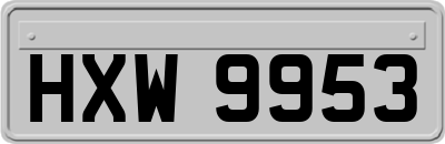 HXW9953