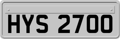HYS2700