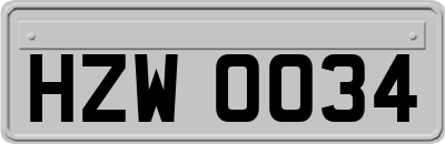 HZW0034