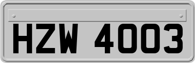 HZW4003