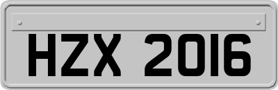 HZX2016