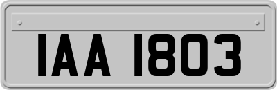 IAA1803
