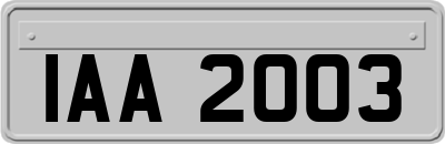 IAA2003