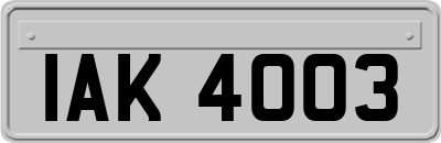 IAK4003