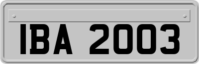 IBA2003