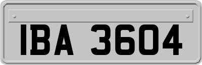 IBA3604