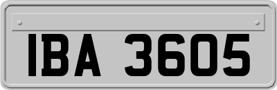 IBA3605