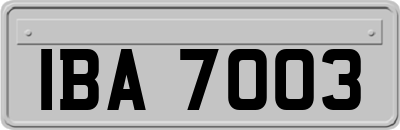 IBA7003