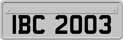 IBC2003