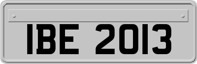 IBE2013