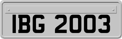 IBG2003