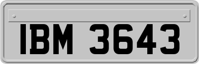 IBM3643