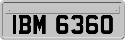 IBM6360