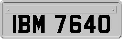 IBM7640