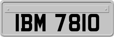 IBM7810