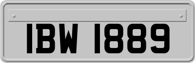 IBW1889
