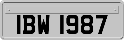 IBW1987