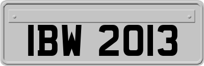 IBW2013