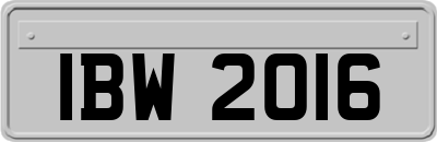 IBW2016