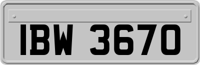 IBW3670
