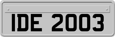 IDE2003
