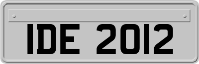 IDE2012