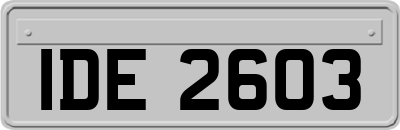 IDE2603