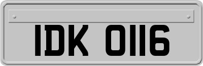 IDK0116