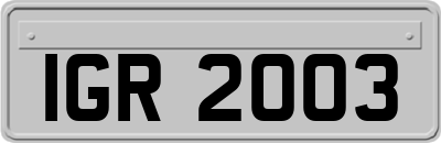 IGR2003