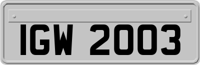 IGW2003