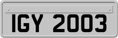 IGY2003
