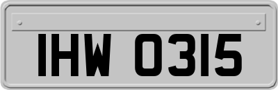IHW0315