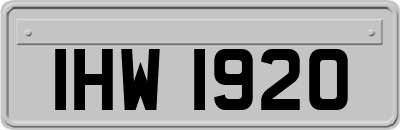 IHW1920
