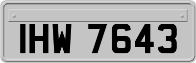 IHW7643