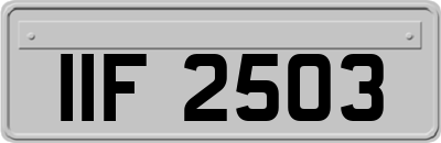 IIF2503