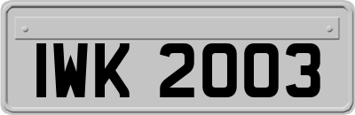IWK2003