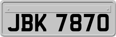 JBK7870