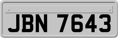 JBN7643