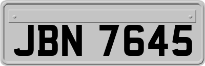 JBN7645
