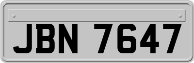 JBN7647