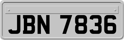 JBN7836